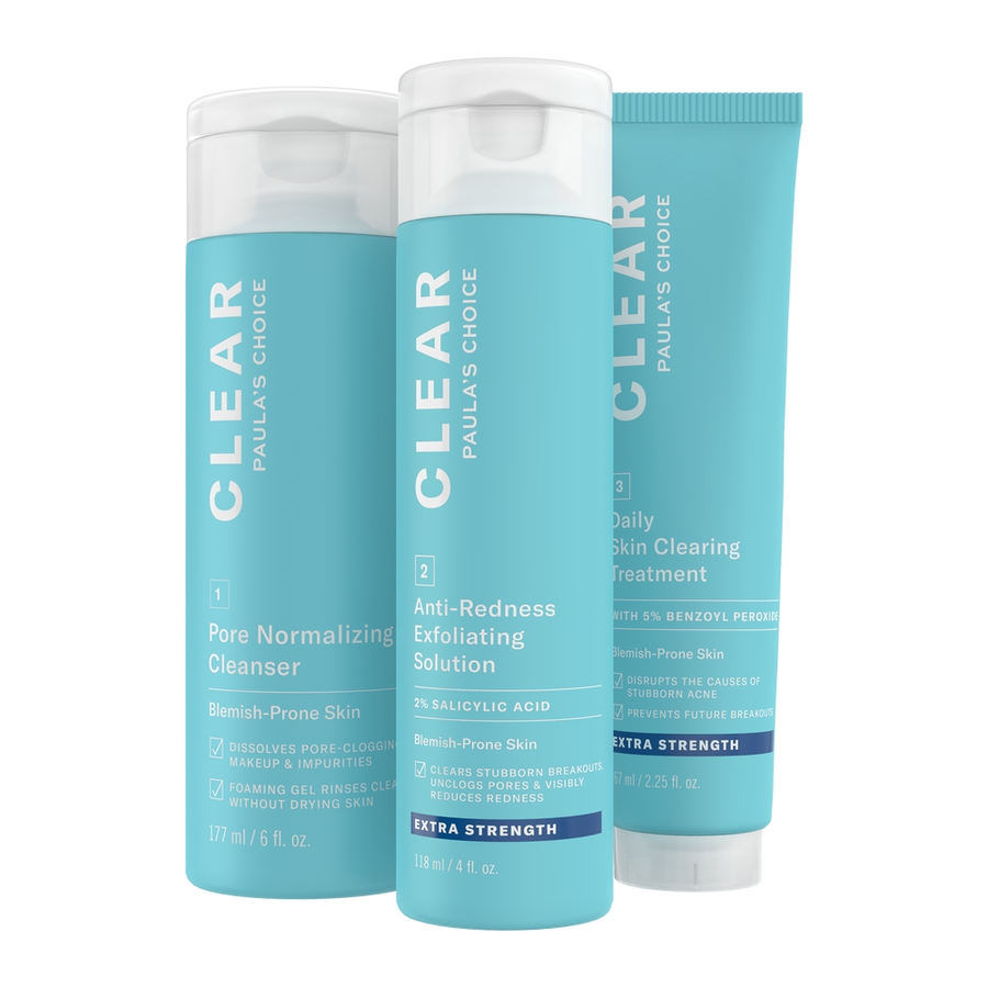 clear extra strength -aknetuotesetti
