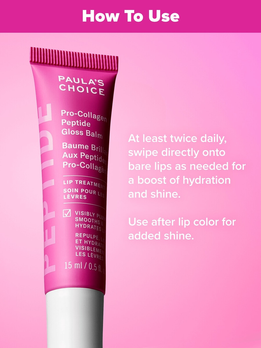 pro-collagen peptide plumping gloss balm -huulivoide