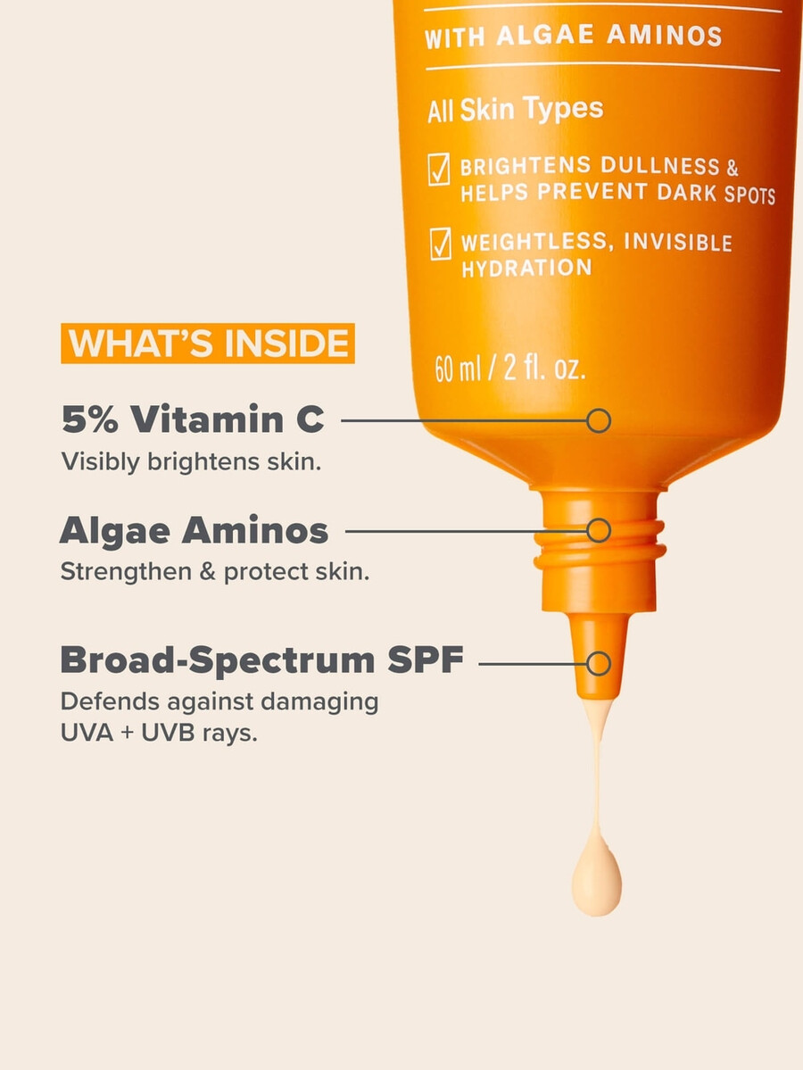 5 c-vitamiinia sisältävä ohut kosteusvoide spf 50