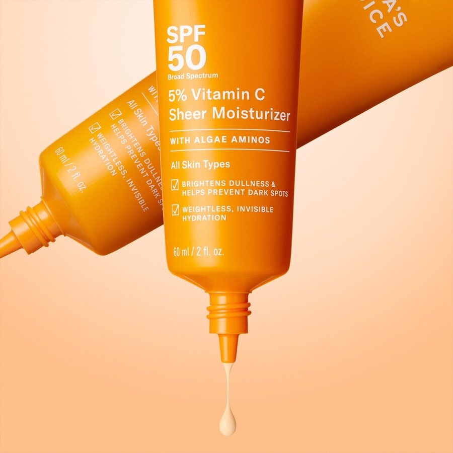 5 c-vitamiinia sisältävä ohut kosteusvoide spf 50